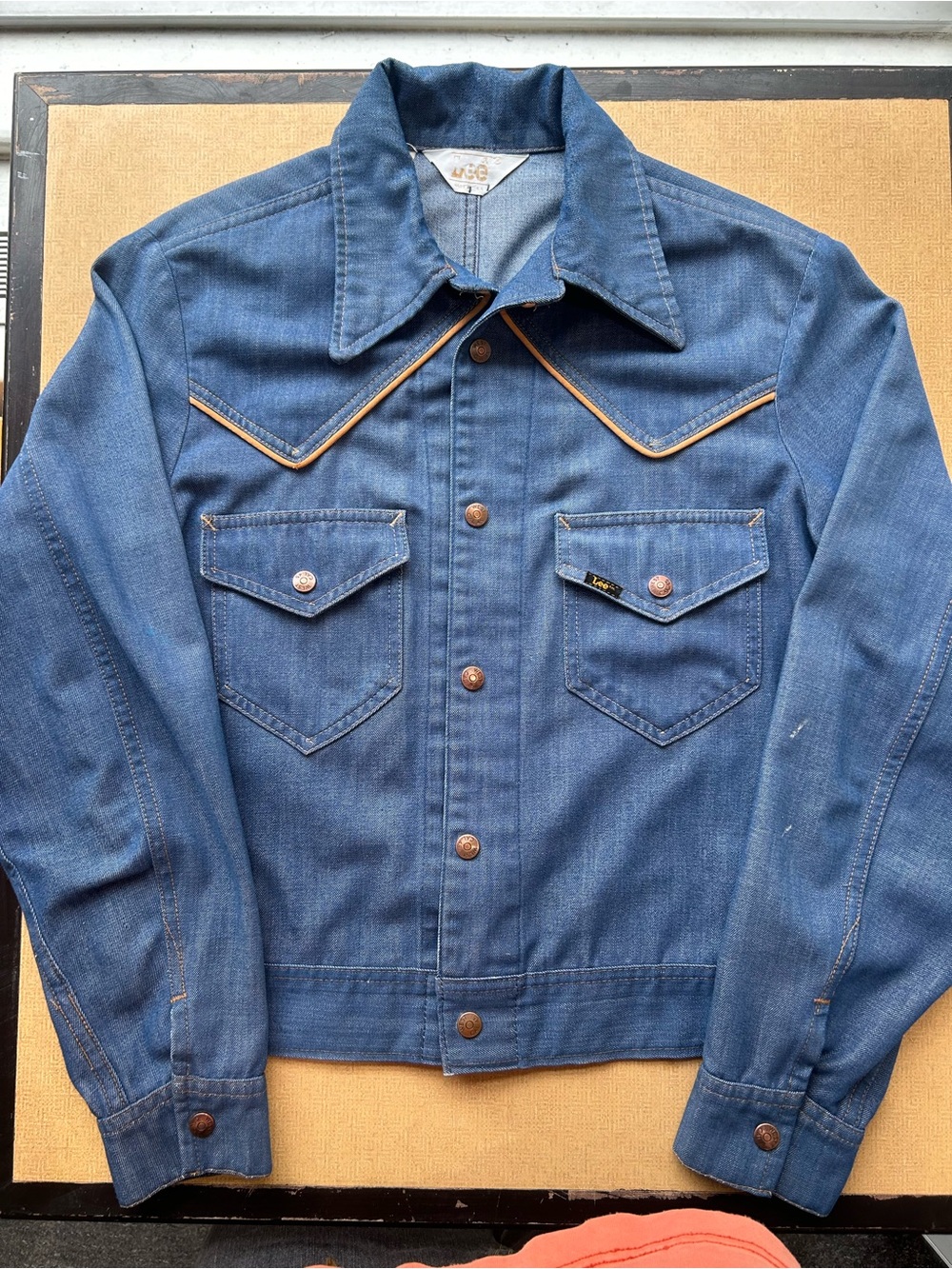 Vintage 70s Lee 45 Cal Western Cowboy Shirt